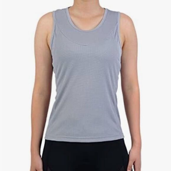 Beroy Racerback Cycling In-Outdoor Bike Tank Tops w/Pockets Grey M NWT - Picture 1 of 6